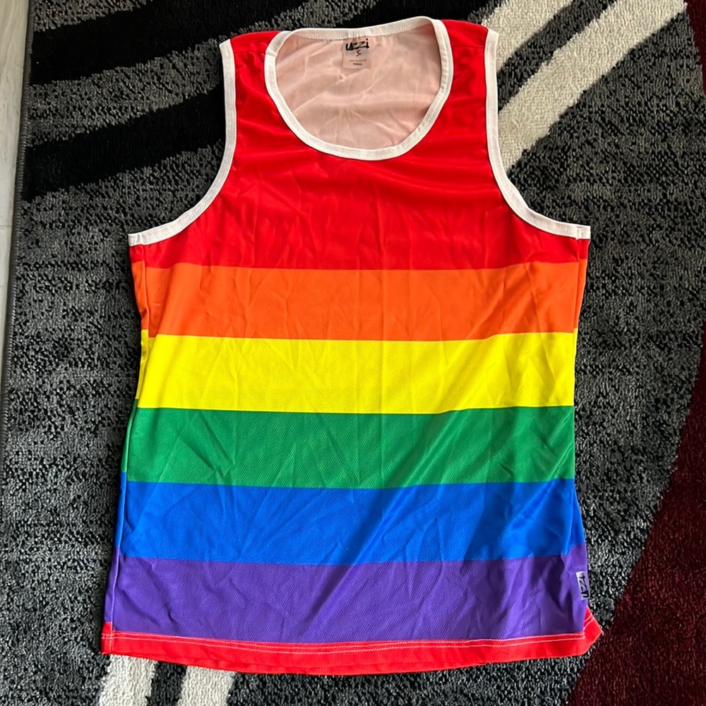 Small Rainbow Uzzi Tank Top